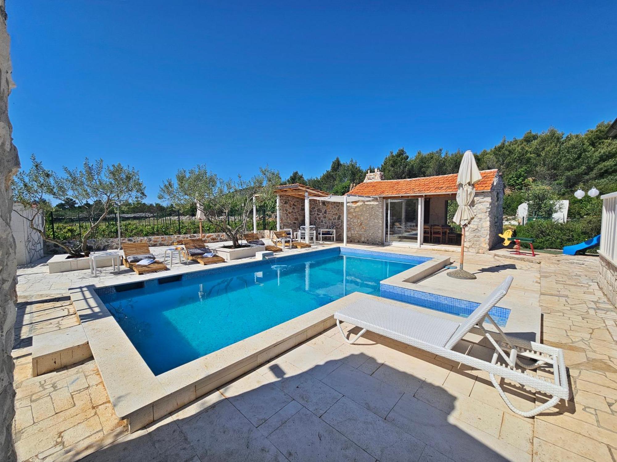 Flamingo - House With Private Pool Villa Gornji Seget Екстериор снимка