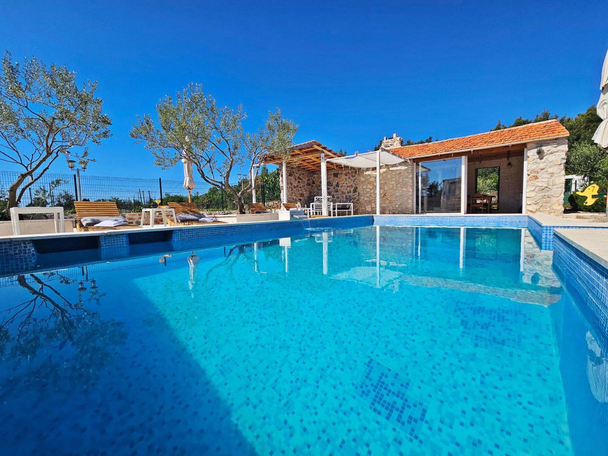 Flamingo - House With Private Pool Villa Gornji Seget Екстериор снимка