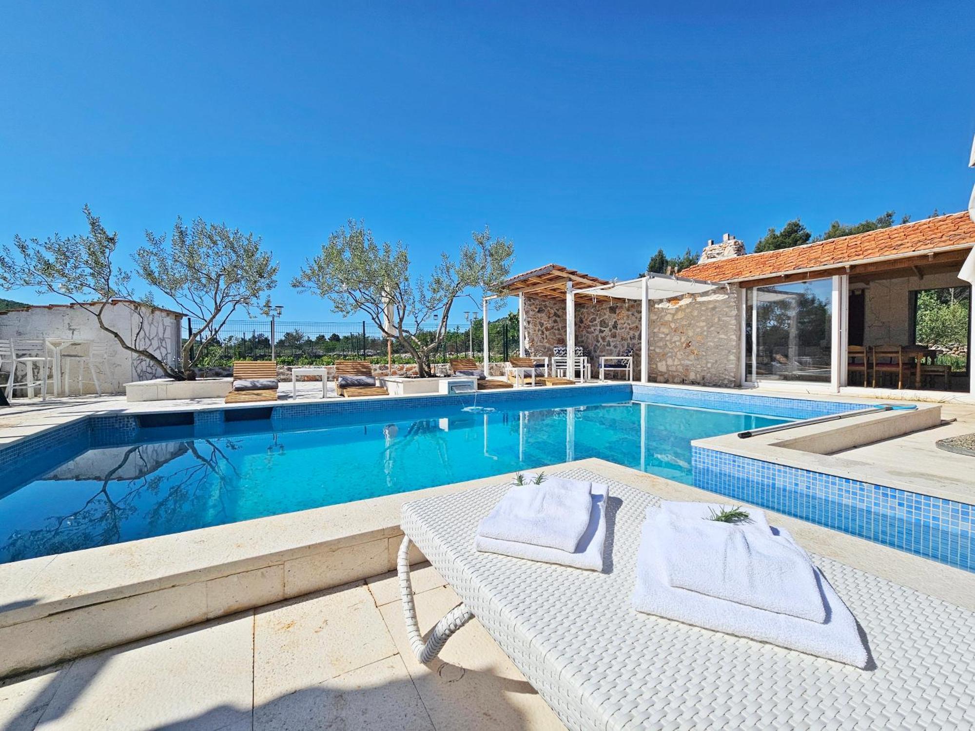 Flamingo - House With Private Pool Villa Gornji Seget Екстериор снимка