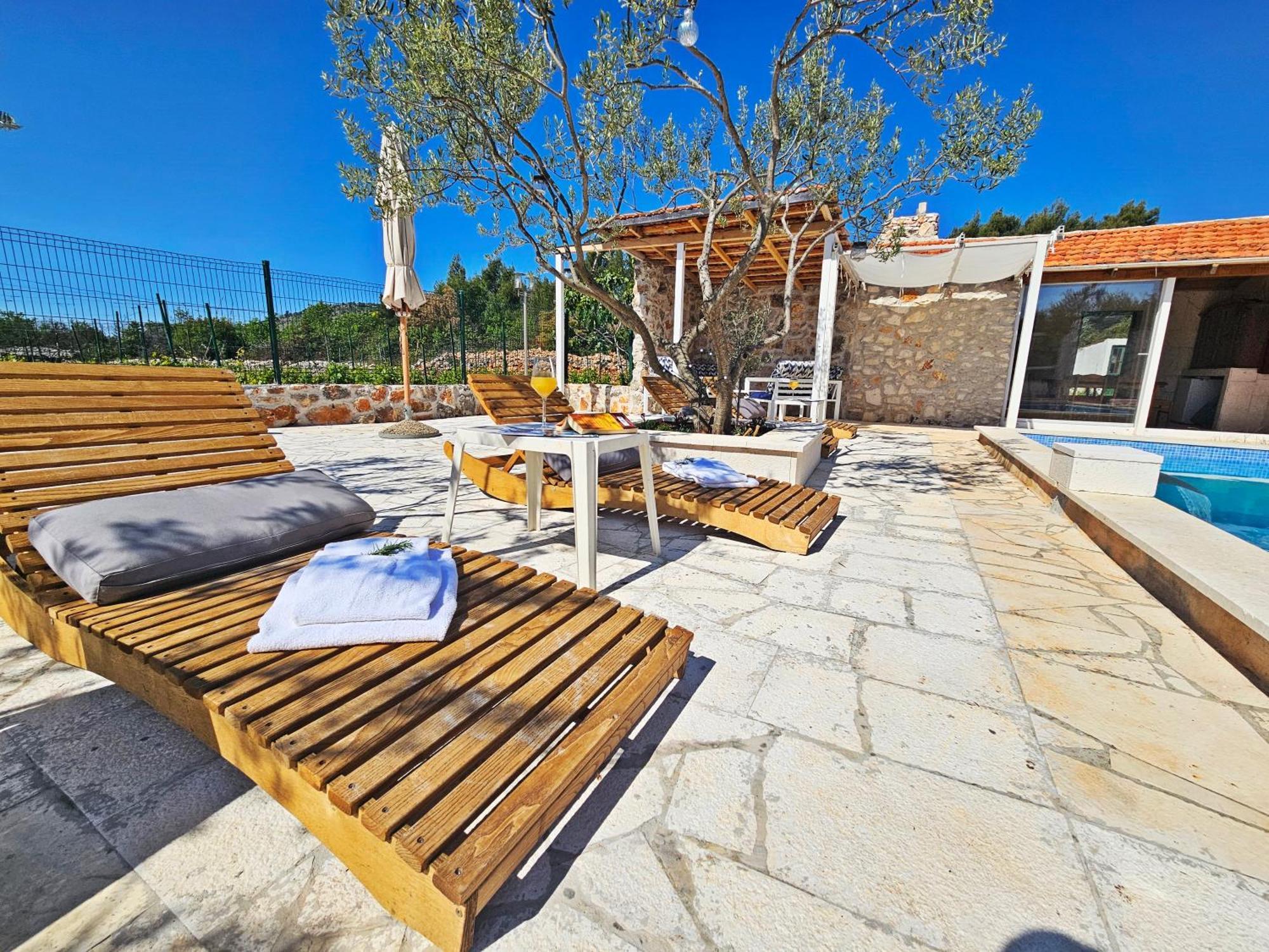 Flamingo - House With Private Pool Villa Gornji Seget Екстериор снимка