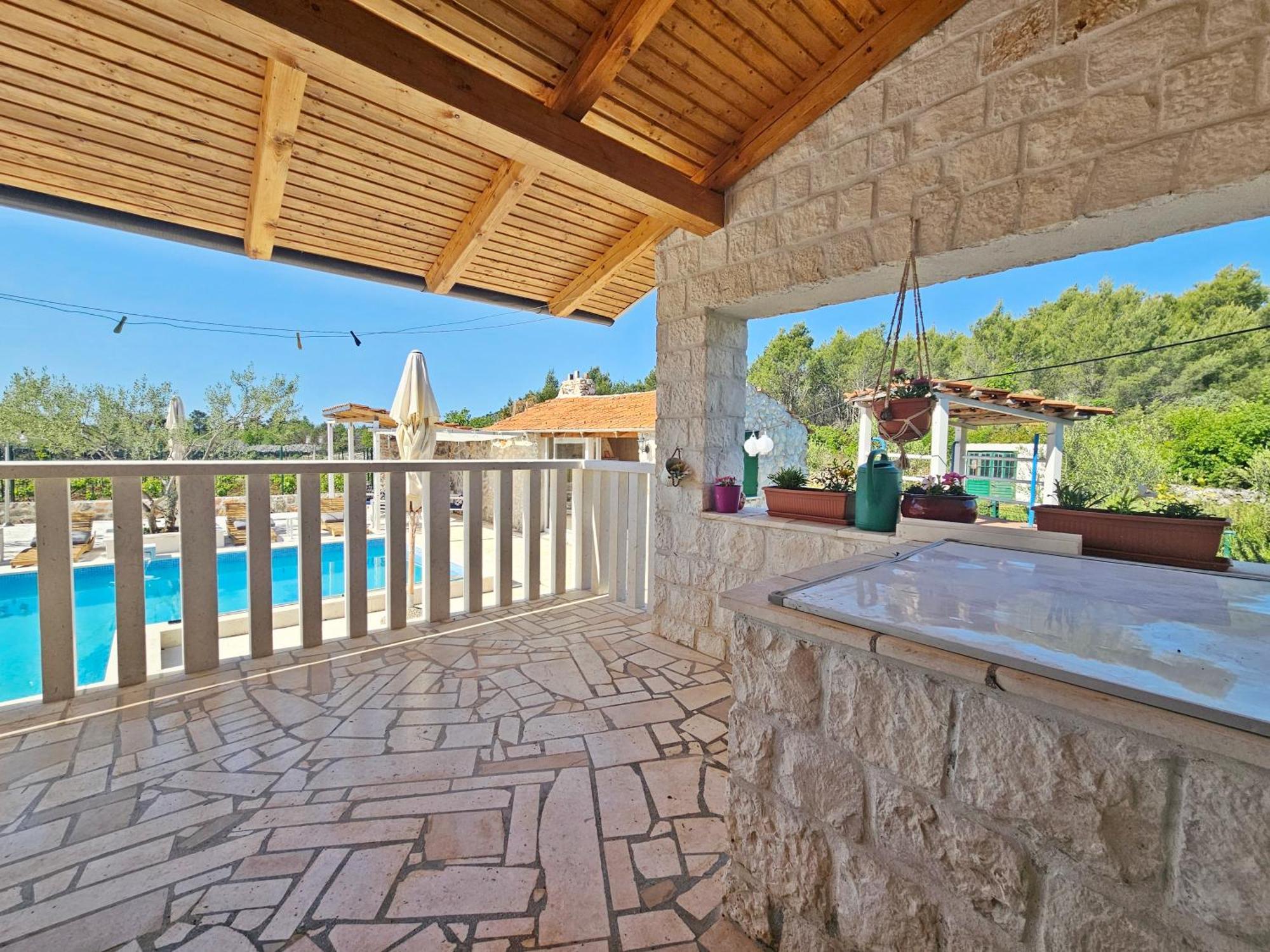 Flamingo - House With Private Pool Villa Gornji Seget Екстериор снимка