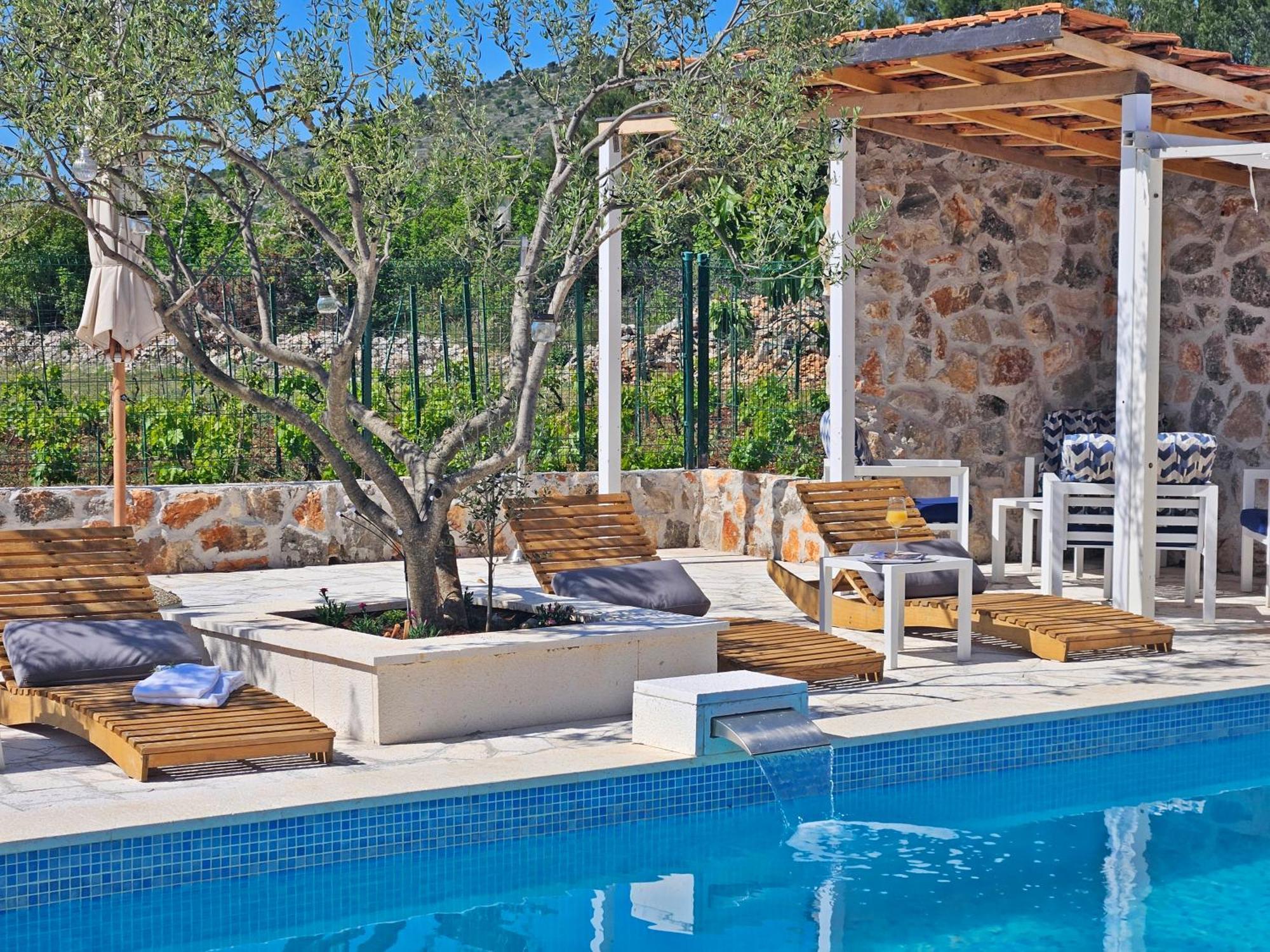Flamingo - House With Private Pool Villa Gornji Seget Екстериор снимка